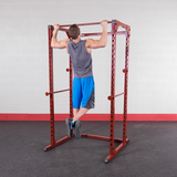 Home Gym - Power Rack / Squat Cage with Pull up (red) 7 ft